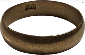 Vintage 10K Gold Band Ring, 4.59 Grams ~ Size 13 ~