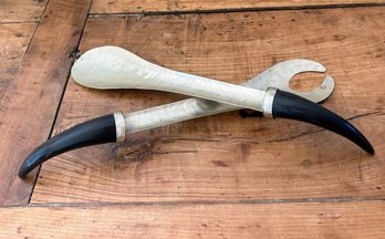 Horned Servers- Decorative Or For Use!