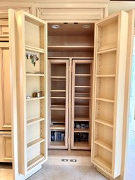 A Custom Built - Multi Shelf Pantry Unit & Fridge Surround - Like Narnia's Wardrobe!