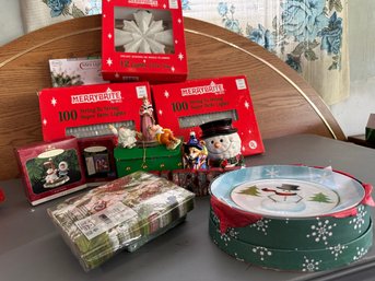 Set 6 Prima Dona Snowman Plates In Box And More Snowmen