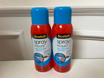 2 New Scotch Spray Glue