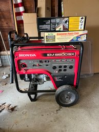 A Honda EM6500SX Generator - Electric Start - Includes ATS