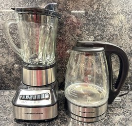 Hamilton Beach Blender & Glass Electric Tea Kettle Water Heater