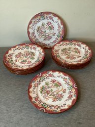 Antique Sarreguemines Minton Salad Plates