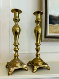 Vintage Brass Candlesticks