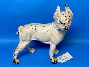 RARE Hubley Iron Boxer Door Stop 1940s