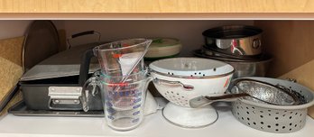 Baking Pans, Mixing Bowls, Colanders, Measuring Cups & More For Cooking (Over 20 Pieces)