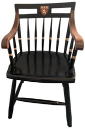 Harvard University Decorated Windsor Armchair With Veritas Crest