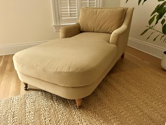 A Lovely Custom Rolled Arm Chaise