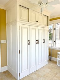 A Custom Washer Dryer Enclosure - Bi Fold Doors