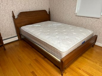 Vintage Kent Coffey 'El Chico' Fruitwood Double Bed
