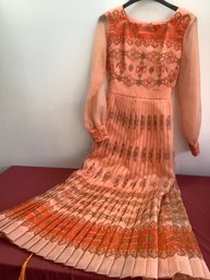 Signed Alfred Shaheen Size 12 Dress