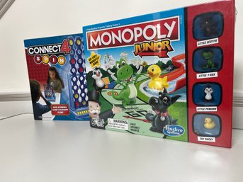 Monopoly Junior And Connect 4 Spin - Both New In Box