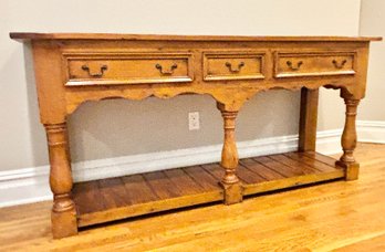 English Pine Console
