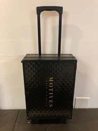 Loren Ridinger Motives Rolling Suitcase, Display Case , Makeup Case