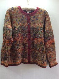 Talbots Petites Size S Button Up Sweater #2