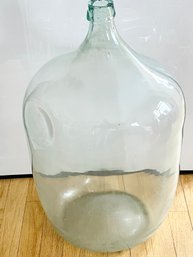 Large Antique Hand Blown Demijohn With Unique Shape Rare 22' Tall
