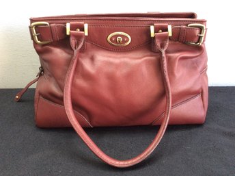 Etienne Aigner Burgandy Purse #4