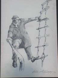 Three Original Figurative Works On Paper  John H. Howard 'Magic Moments,' 1980, And Others