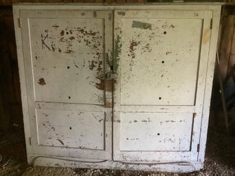 Huge White Cabinet With Doors