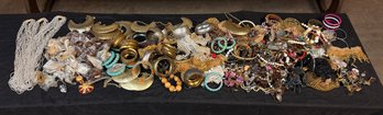 Huge Lot Of Vintage Costume Jewelry #2 - Estate As Found - As Is