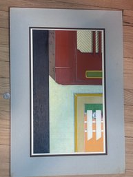 1970s Modernist Narrative Illustration  'And Of Course I Did'