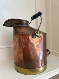 Chas G. Schenck Copper Ships Pitcher