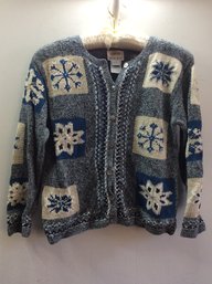 Talbots Petites Hand Knit Size S Sweater #8