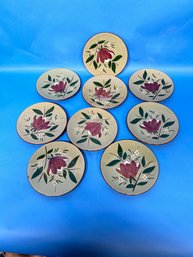 Stangl Magnolia 6 Dessert Plates