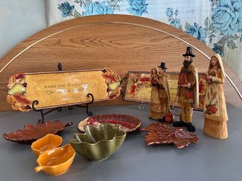 Pilgrims, Plates And Leaves & More