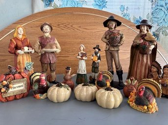 Pilgrims, Pumpkins & Turkeys