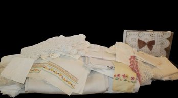 Huge Collection Of Vintage Linens