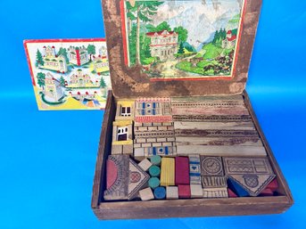 1920s German Castle Building Block Set