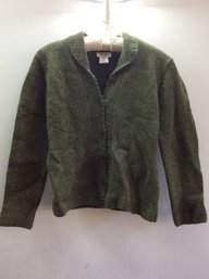 Talbots Size S Green Sweater #12