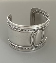Large Sterling Cuff Bracelet By Towle, 60g