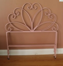 Great Pair Of Vintage Painted Haedboards