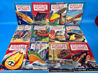A Dozen VTG Vintage 1930s Popular Mechanics Lot #2