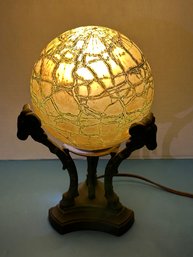 Rams Head Golden Globe Accent Lamp D-102