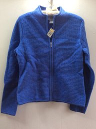 Talbots Petites Size S Blue Sweater #16