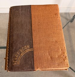 Antique Scrap Book / Photo Album / Wedding Book - As Found