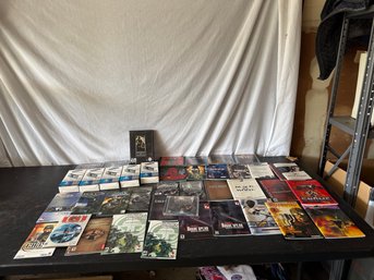 Group Of Video Games/ Manuals And Samsung 3d Glasses