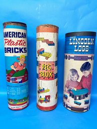 Nice Collection Of  Vintage Building Sets