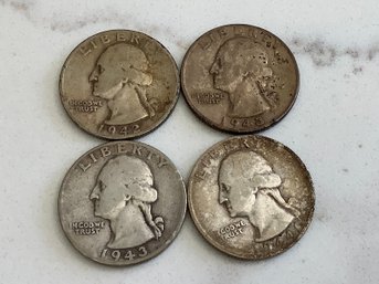 1942-1944 Washington Quarters Lot #1