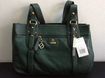 Etienne Aigner Tucson Collection Green Purse #18