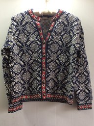 LL Bean Womens S-reg Button Up Sweater #18