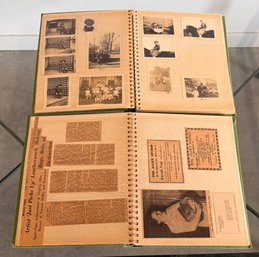 Lot Of 2 Antique C.1940's Scrapbooks / Photo Albums - As Found