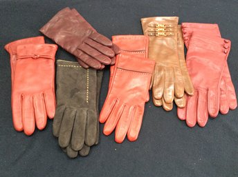Mixed Womens Leather Glove Lot