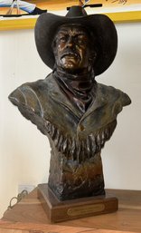 HUGE 22' Bronze MARK JAMES Bronze Frontiersman Titled 'Manifest Destiny'- Originally $8800- 3rd Party Shipping