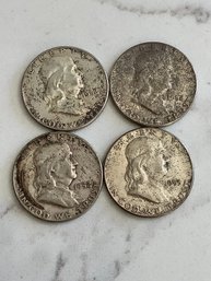 1952 & 1953 Franklin Half Dollar Coin Lot #6