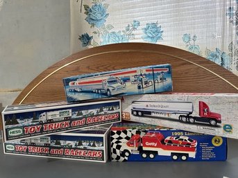 Getty Limited Edition 1995  Citgo Die Cast Tanker 1998 3rd In Series Citgo 1st In Series Tanker And 2 Hess T